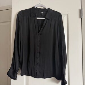 PAIGE Black Long Sleeve Blouse
